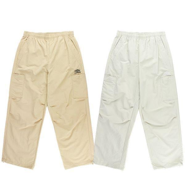 ワイドフィット2WAY裾ストリングパラシュートパンツ UQ123CPT23_P415387169