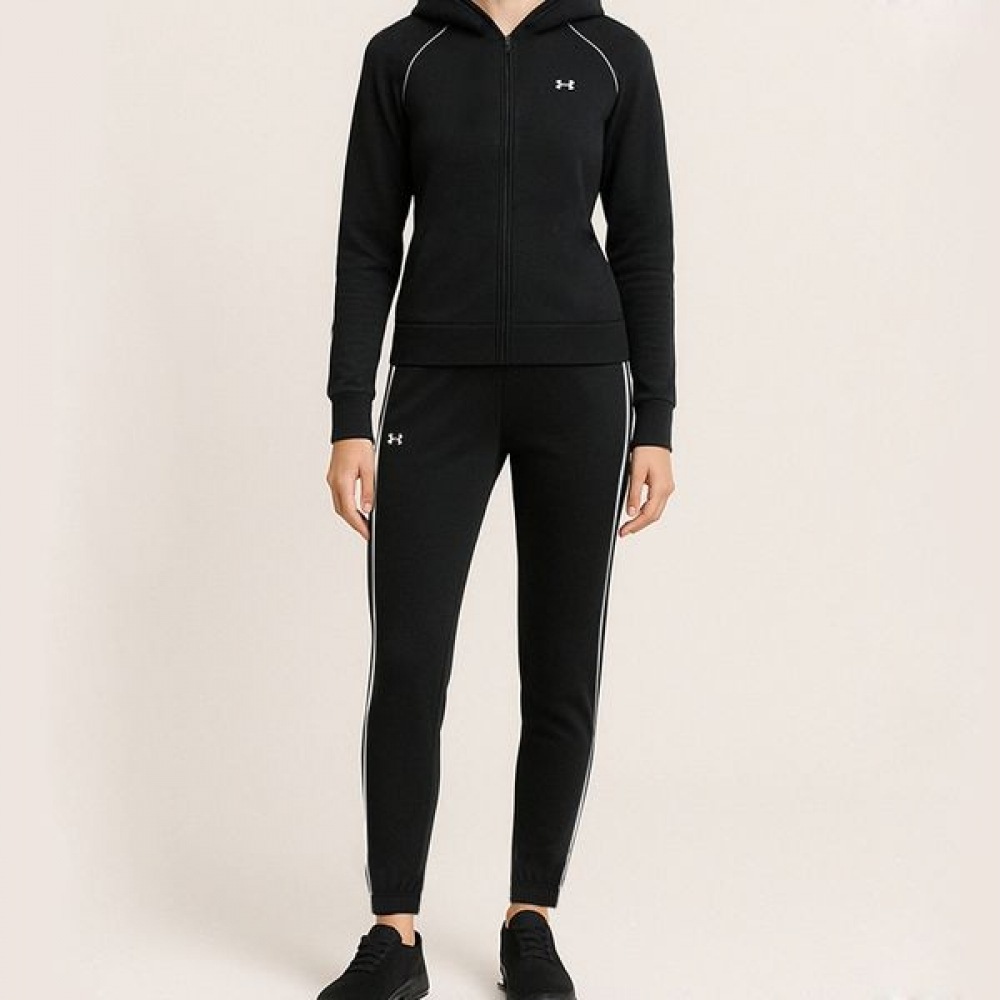 [アンダーアーマー] アンダーアーマー UA ライバルトリコットスウェットシャツセットスウェットシャツセットスウェットシャツセットスウェットシャツブラック 6001966-001