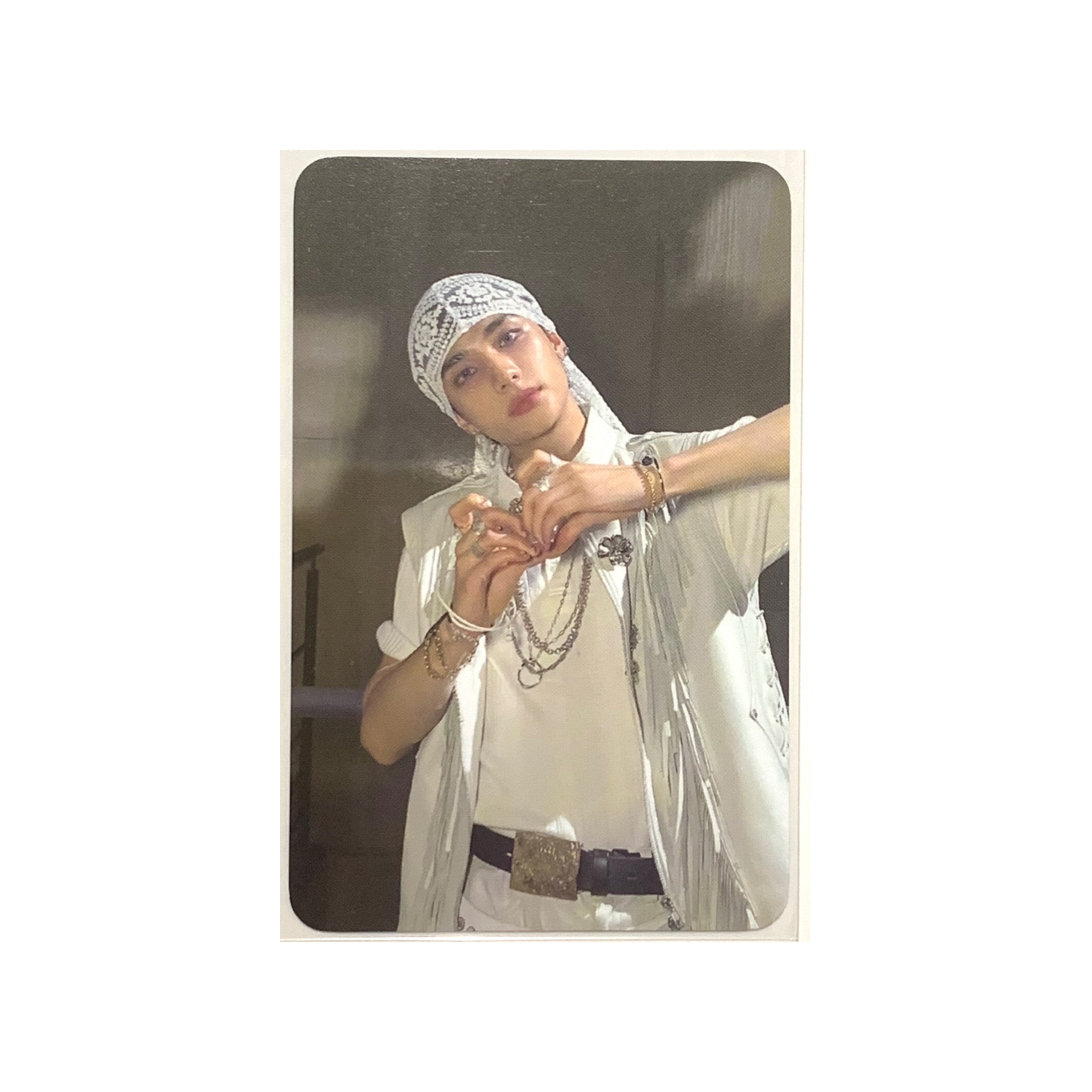 [STRAY KIDS Hyunjin] KARMA Pop Up Store Stamp Mission Gift - QR Photocard 特典 フォトカード