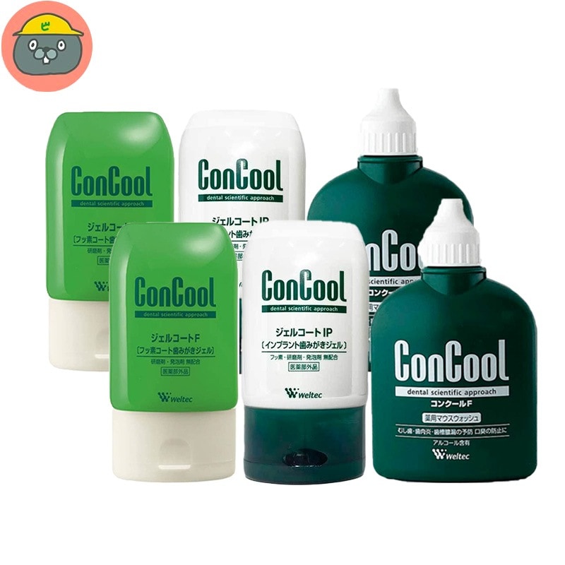 ウエルテック ジェルコートF 90g コンクールF 100ml ジェルコートIP 90g　【選べる6本セット】マウスウォッシュ 口臭予防 コンクールF 100ml 6個 　SDGs