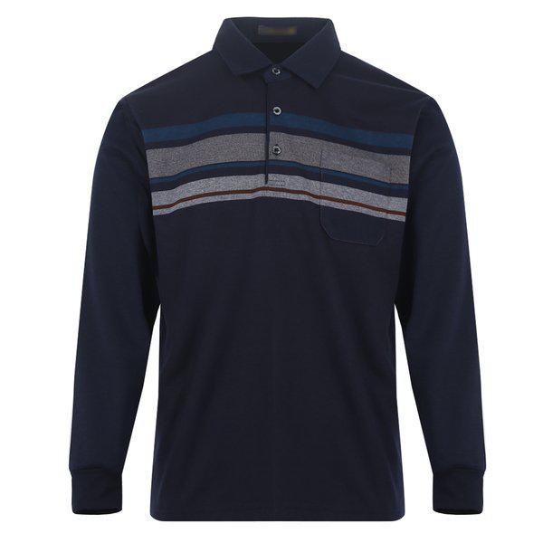 メンズプレミアム起毛スパン長袖カラーTシャツ BGM-TSK-1205