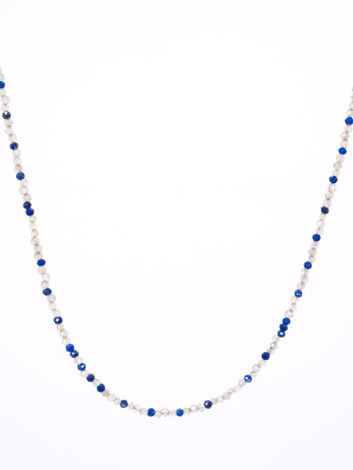 【HARANG】 HR 165N_Lapis Lazuli Labradorite Beads Necklace 正規品