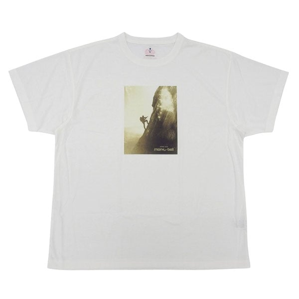 モンベル Tシャツ 半袖 メンズ レディース ホワイト US 50th WIC.T アイガー北壁 RXL2304024WT mont-bell