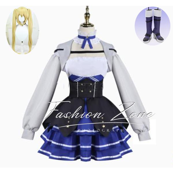 バーチャル YouTuber Vtuber 風 Dokibird コスプレ衣装 ウィッグ 靴 cosplay ハロウィン 演出服 変装