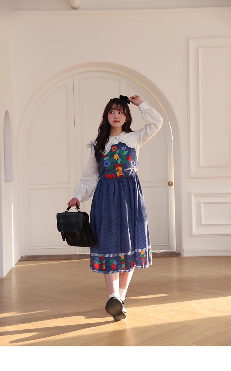 プラスサイズ 女性 甘い ドレス 女性 春 ラウンドネック プルオーバー ノースリーブ サスペンダー スカート 個性的 ワンピース 膝下 袖なし ノースリーブ 襟なし かわいい 大人可愛い おしゃれ