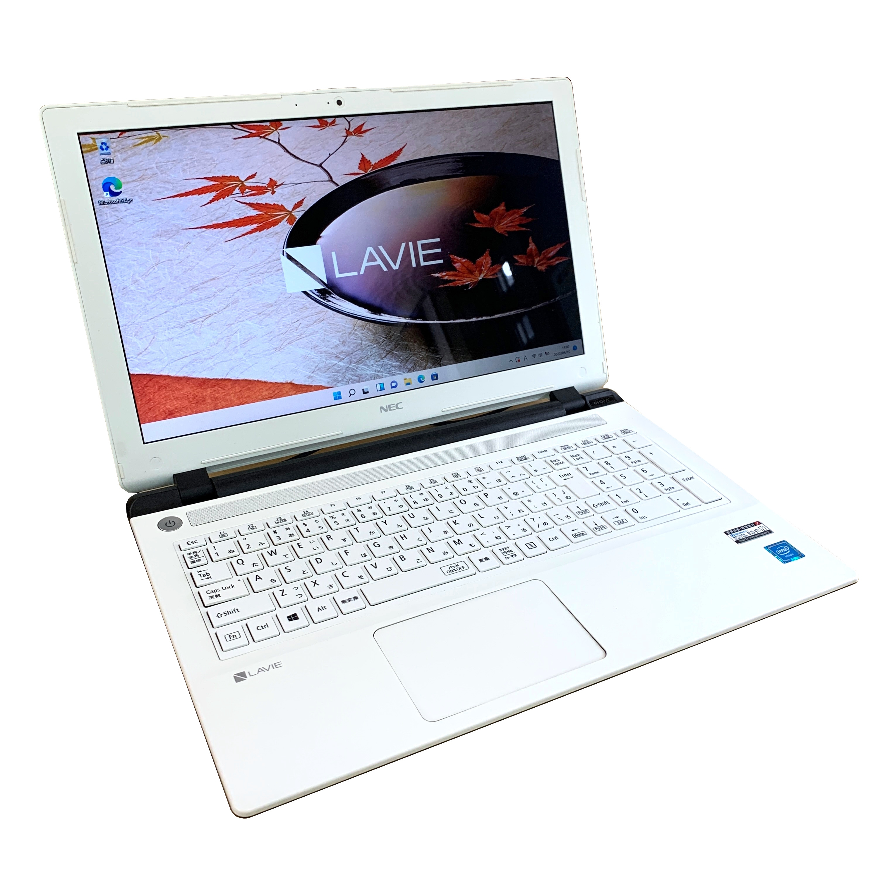 LAVIE ラビィ NS150 白 ノートパソコン 薄型 高速 SSD 標準搭載 WEBカメラ テンキー DVD書込 WINDOWS11