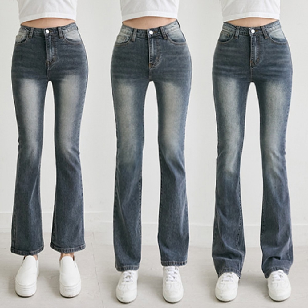 (ナク21) (S~2XL) 3タイプブラッシュウォッシュブーツカットパンツ DM41-P-31