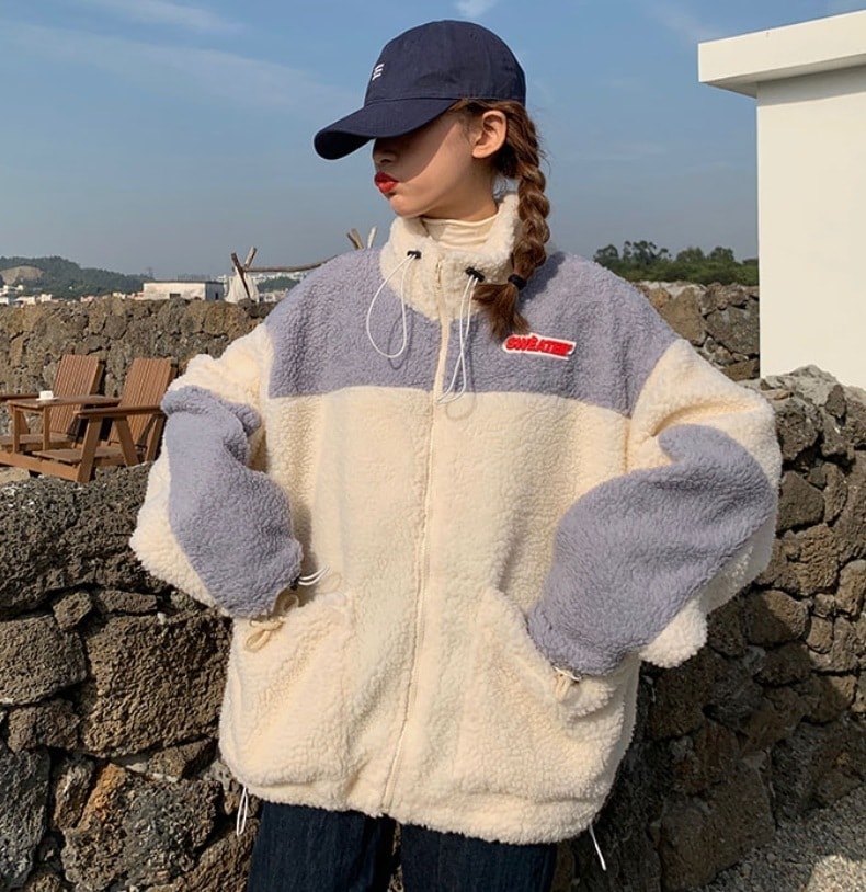 アウター デート モテアイテム もこもこアウター ボアブルゾン 長袖 ハイネック モコモコ ふわふわ 可愛い きれいめ 上品 おしゃれ かっこいい 可愛い ラブリー キュート ガーリー クール