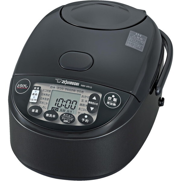 NW-VR10-BA ブラック 極め炊き IH炊飯器 (5.5合炊き)