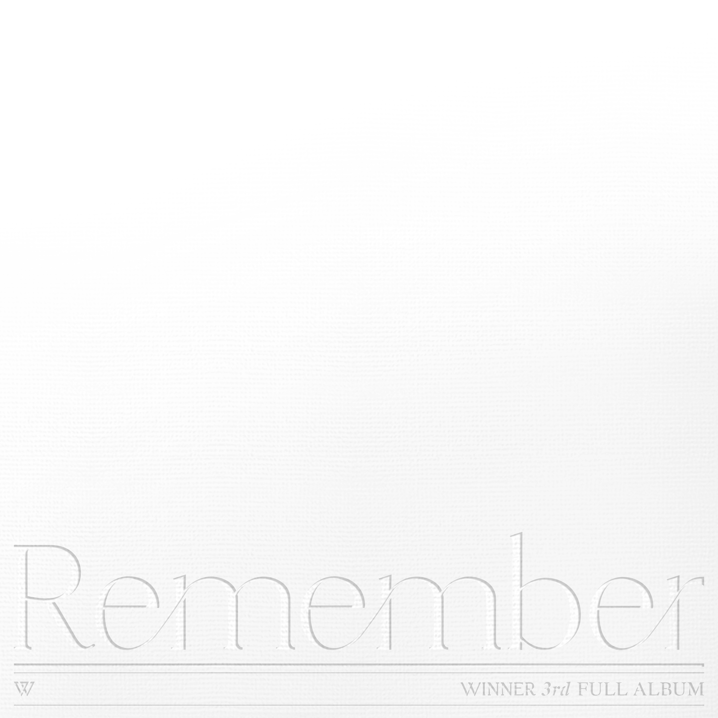 WINNER - レギュラー3集アルバムRememberバージョンランダム発送（K-POP）