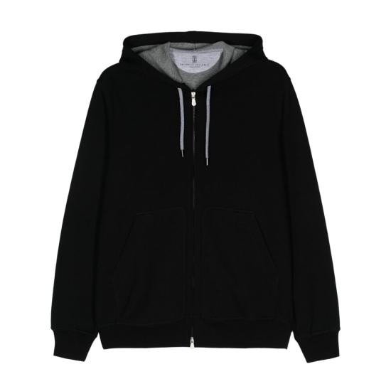 BRUNELLO CUCINELLI Men Sweatshirts MM8319069G C101 BLACK