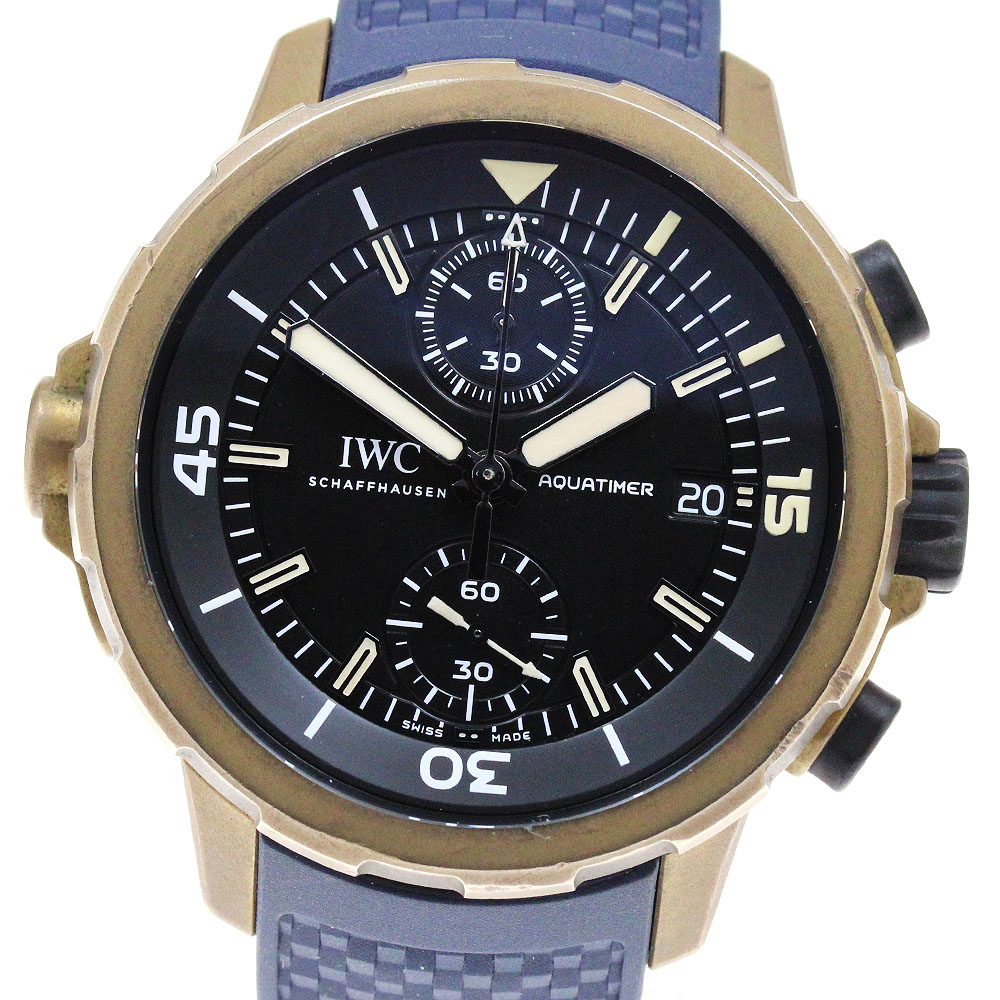 IWC IWC SCHAFFHAUSEN IW379503 アクアタイマー クロノグラフ エクスペディション 自動巻き メンズ 良品 _819657【中古】