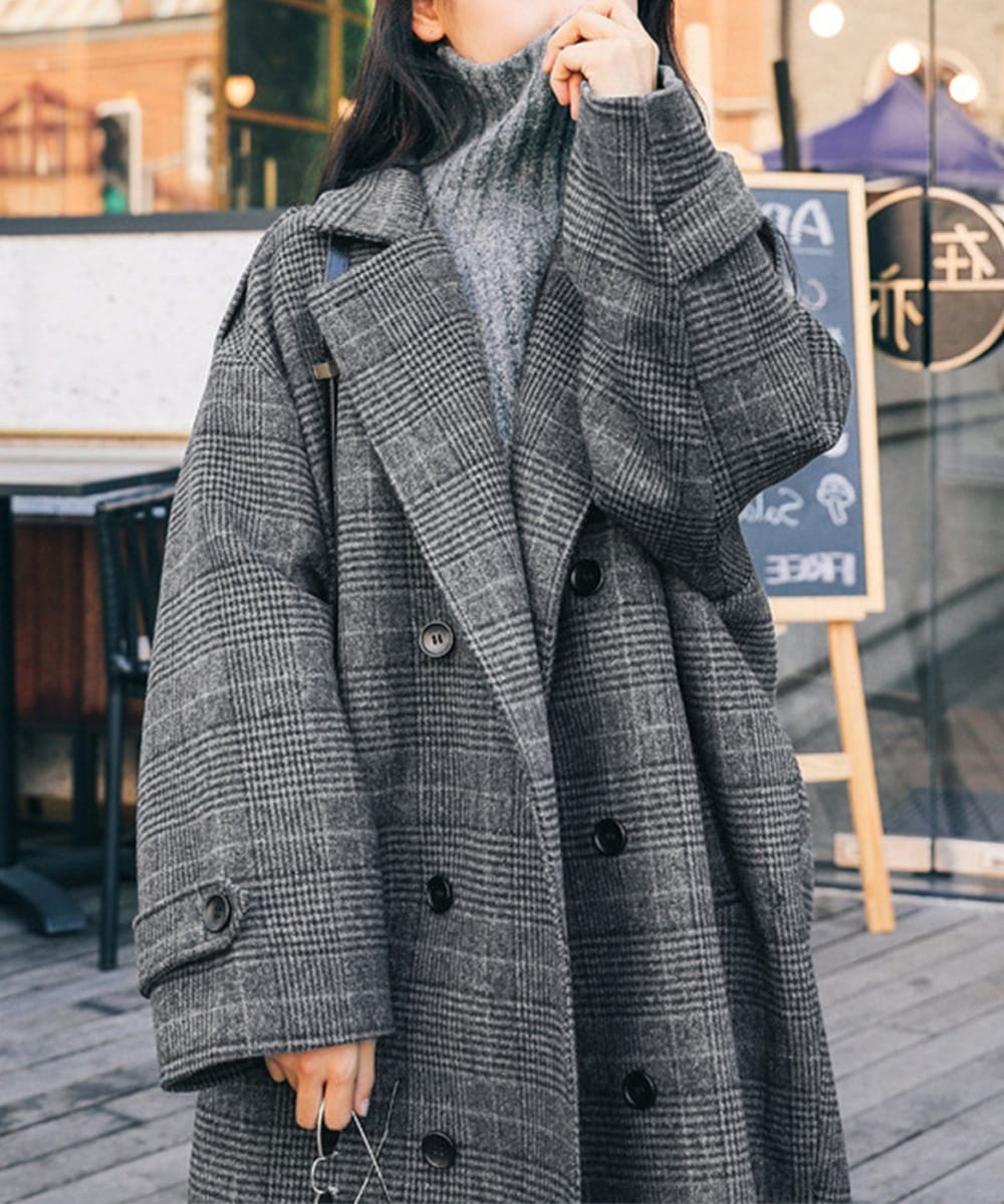 国内即納 中綿 チェスターコート レディース 韓国 1BUGE-001