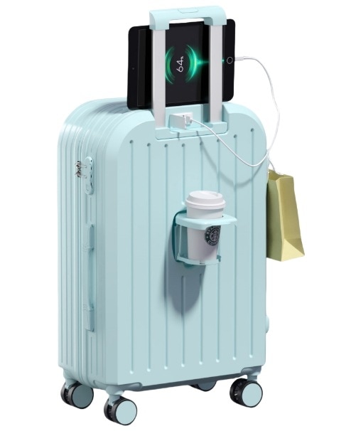 【3日出荷】スーツケース キャリーケース 軽量 おしゃれ シンプル フレームタイプ ダイヤル式 ビジネス バッグ ダブルキャスター 多収納ポケット トランク 修学旅行 海外旅行