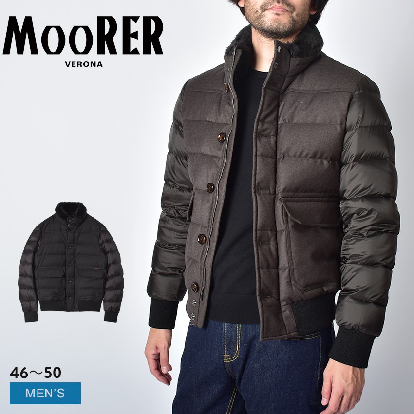 FANTONI-SHL MOUGI100177 メンズ ファントーニ アウター ダウン 撥水 はっ水 上着 通勤 ビジネス 防寒 保温 ポケット ショート丈 カジュアル シンプル フォーマル