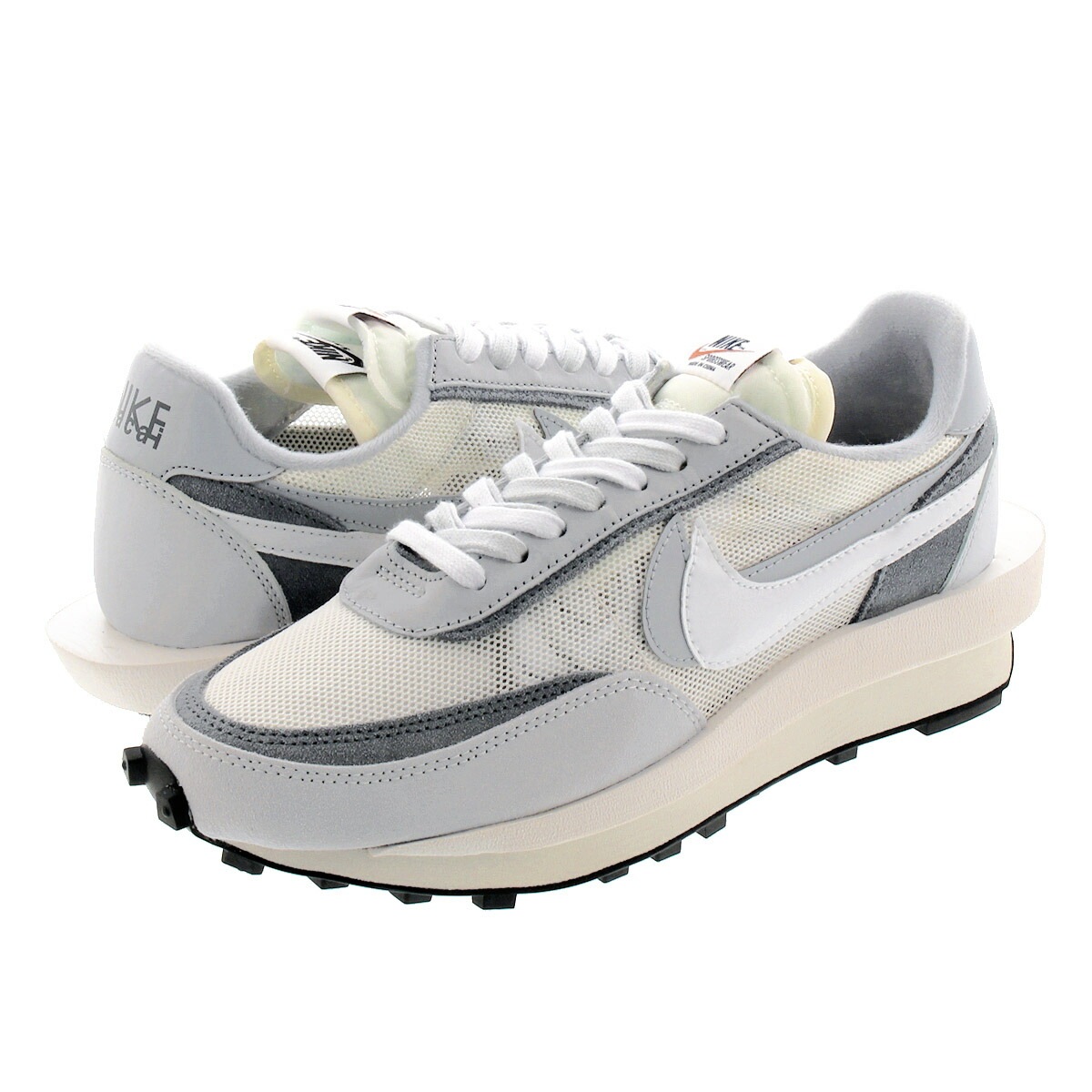 sacai x LD WAFFLE SUMMIT WHITE/WHITE/WOLF GREY