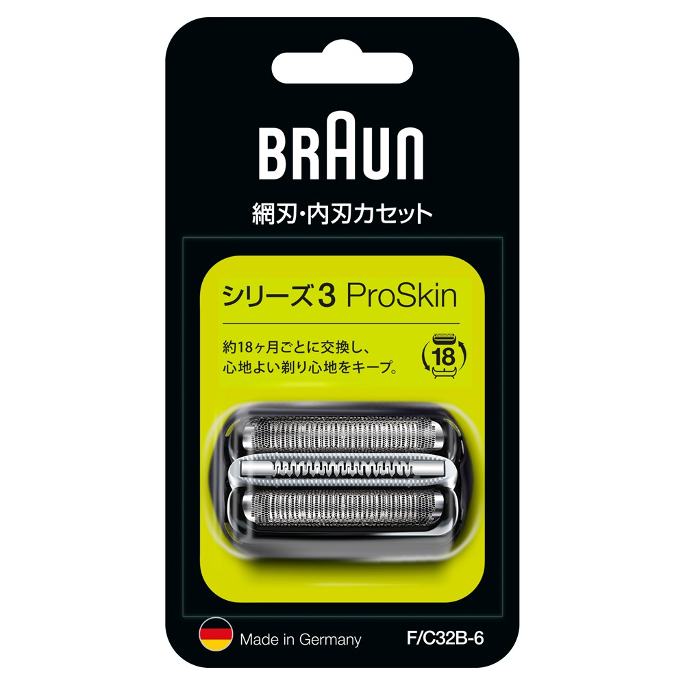 ブラウン F/C32B-6 交換用替刃（網刃＋内刃）(ブラック) FC32B6