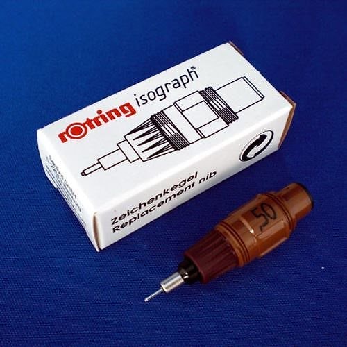 （まとめ買い）ロットリング イソグラフスペアニブ 0.50mm 751-050 00013333 [x3]