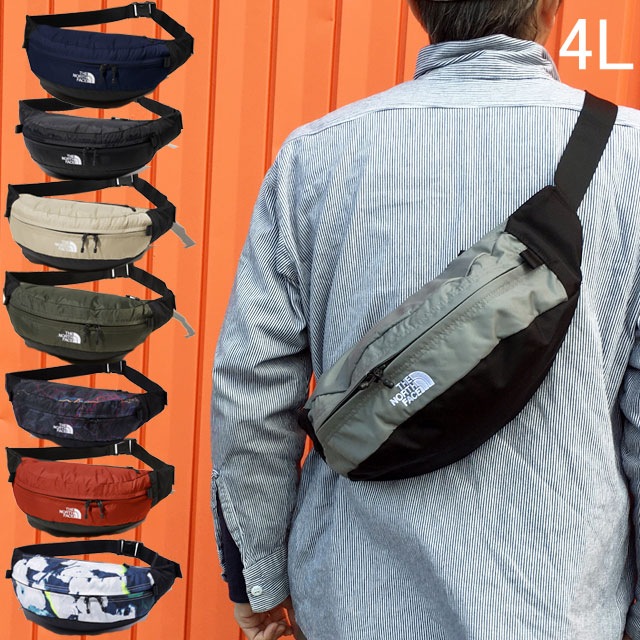 ザ・ノース・フェイス メンズ レディース ボディバッグ スウィープ NM72304 4L ウエストポーチ ウエストバッグ ピップバッグ 斜め掛け たすき掛け アウトドア キャンプ ベージュ 紺 灰 黒