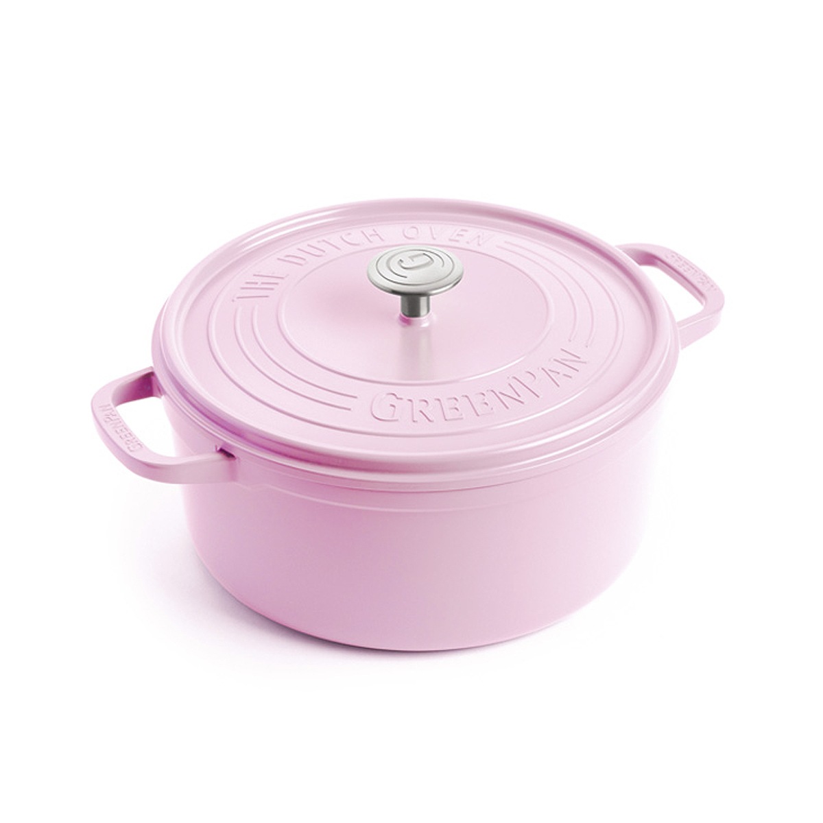 フェザーウェイトキャセロール (22cm) 蓋付き 食器洗い機・オーブン対応 PFASフリー ピンク