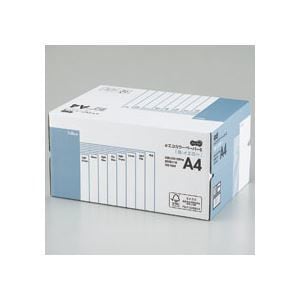 （まとめ） TANOSEE αエコカラーペーパーII A4 イエロー 業務用パック 1箱（5000枚：500枚10冊） 10セット