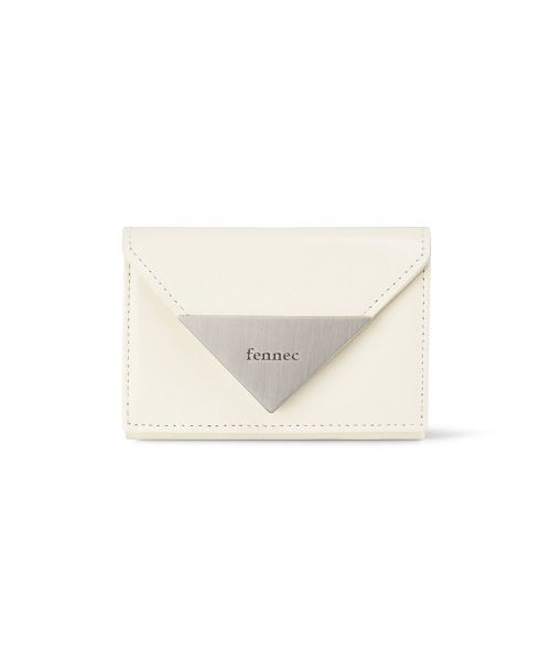 【FENNEC】 CRINKLE TRIANGLE TRIPLE WALLET - VANILLA 財布 正規品