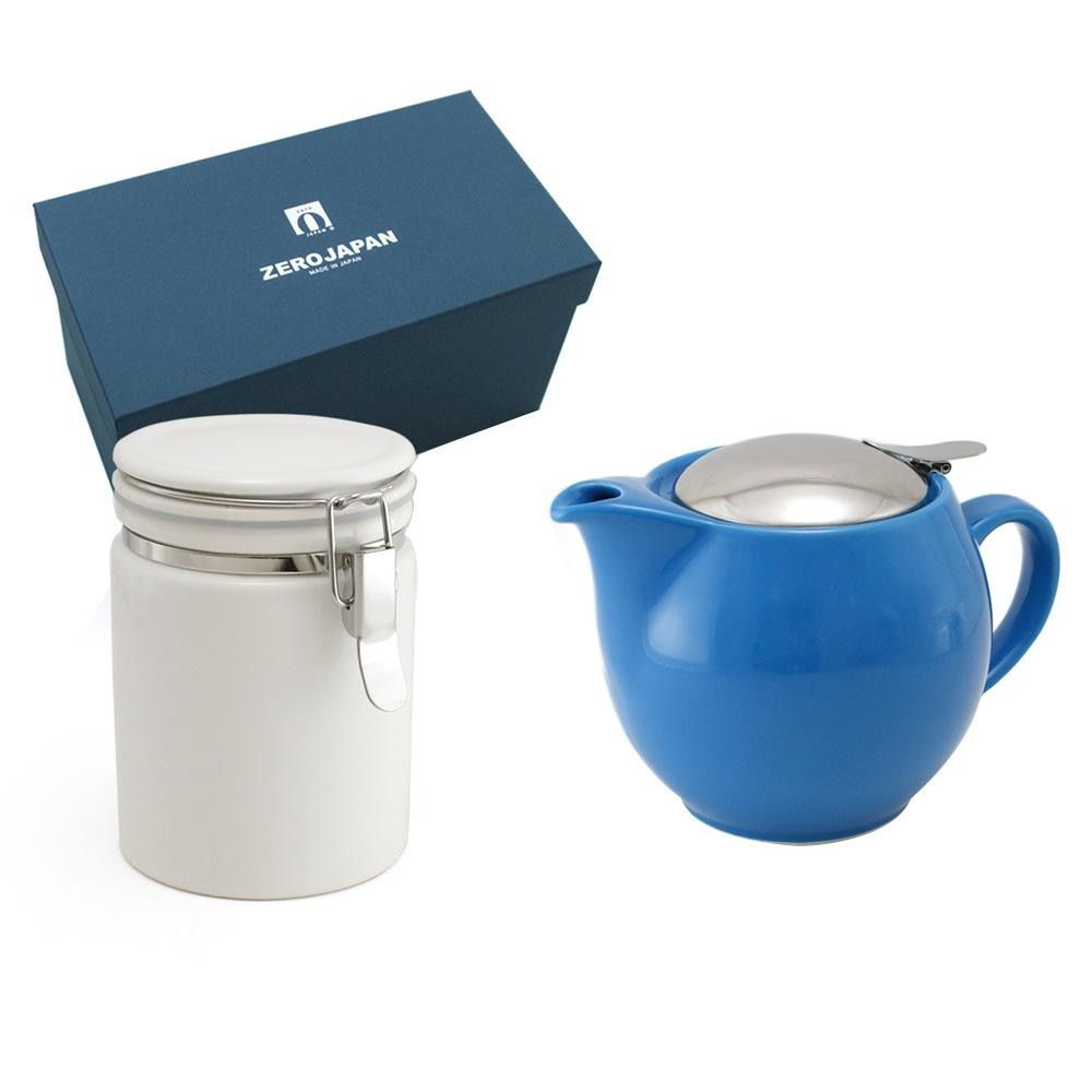ZERO JAPAN ユニバーサルティーポット3人用+ティーキャニスター ZG-005 TR・ターコイズ 4,656円