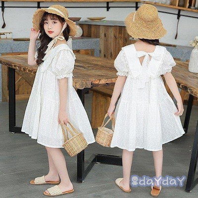 子供服 ワンピース 半袖 女の子 キッズワンピース 膝丈ワンピース チュニック 子供ドレス