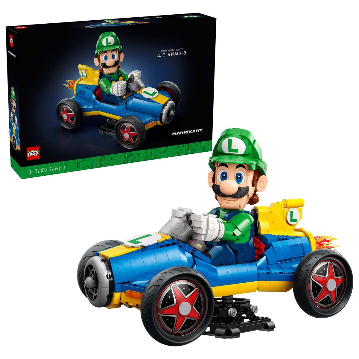 レゴジャパン レゴ(R) スーパーマリオ マリオカート（TM）：ルイージ と Gフォース【72050】 レゴブロック レゴ72050ルイージGフォース