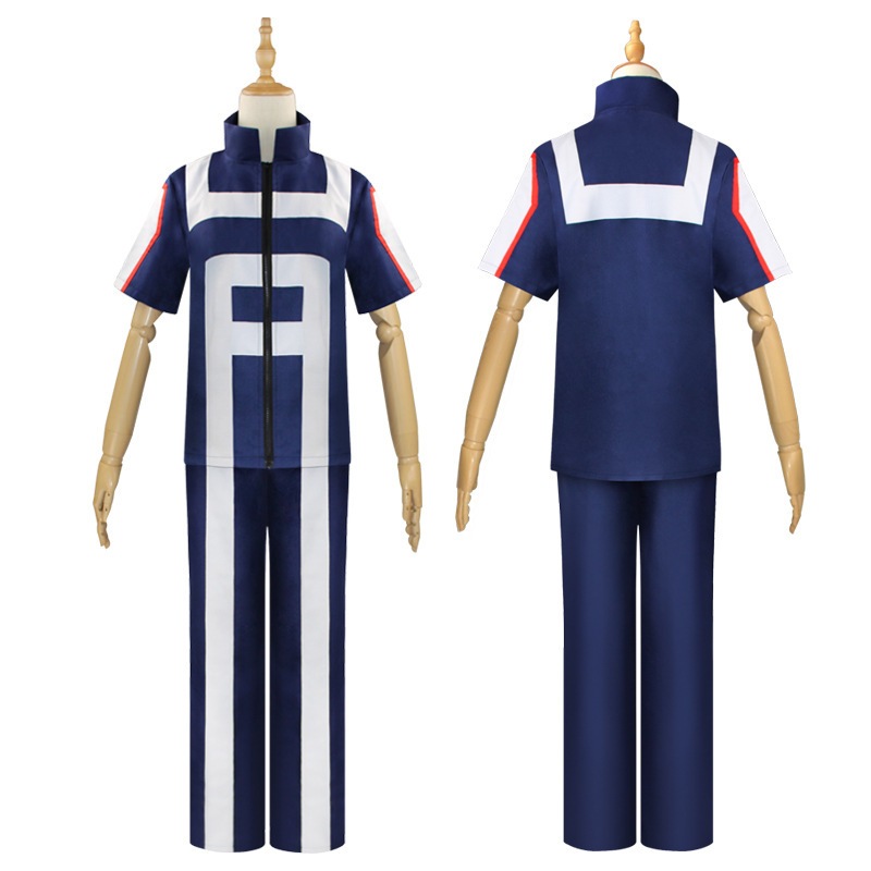 K1155アニメcos服飯田天哉爆豪勝己爆焦凍高校体操服コスプレ舞台演技服