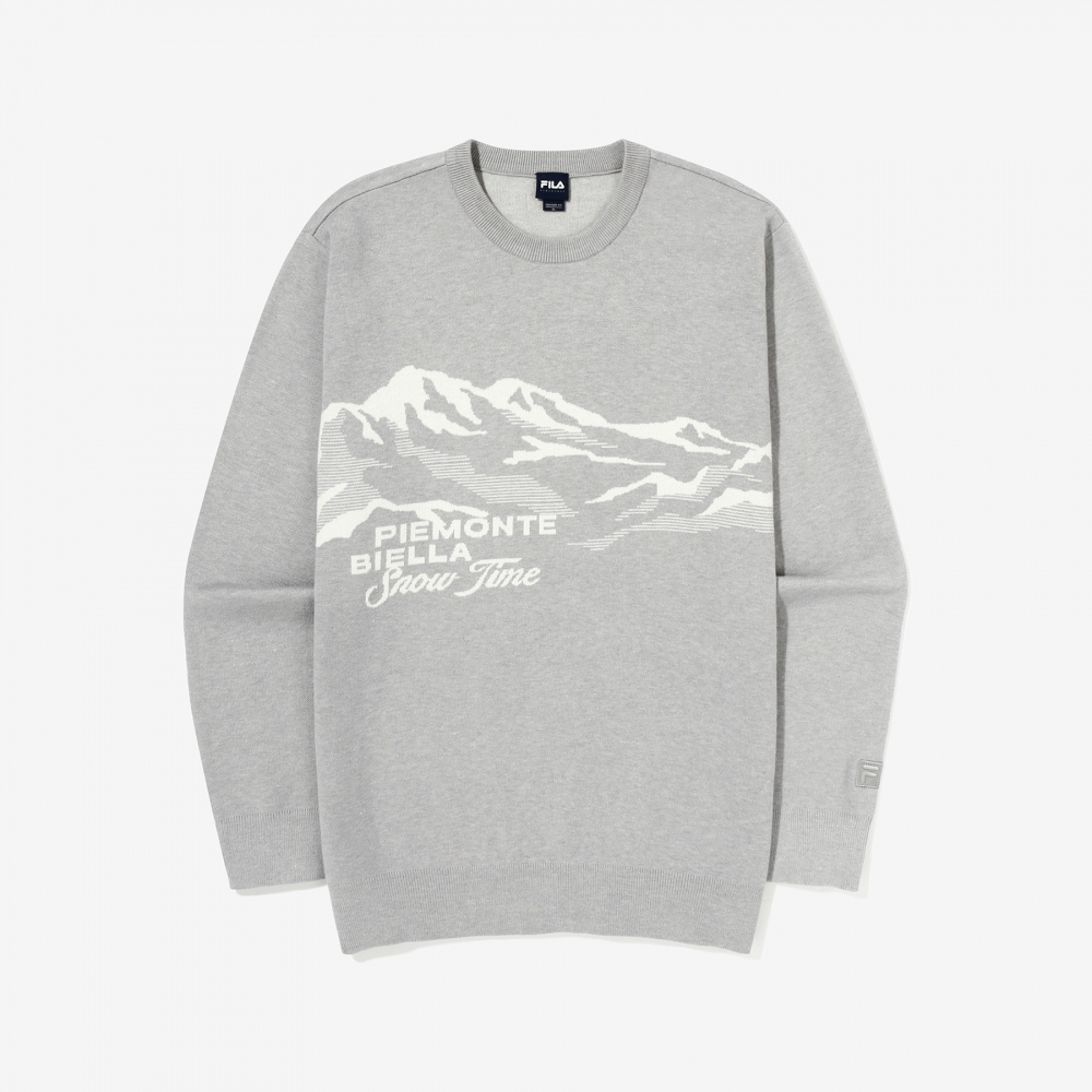 フィラ・ピエモンテセーター_FS2STG4101X_LGY