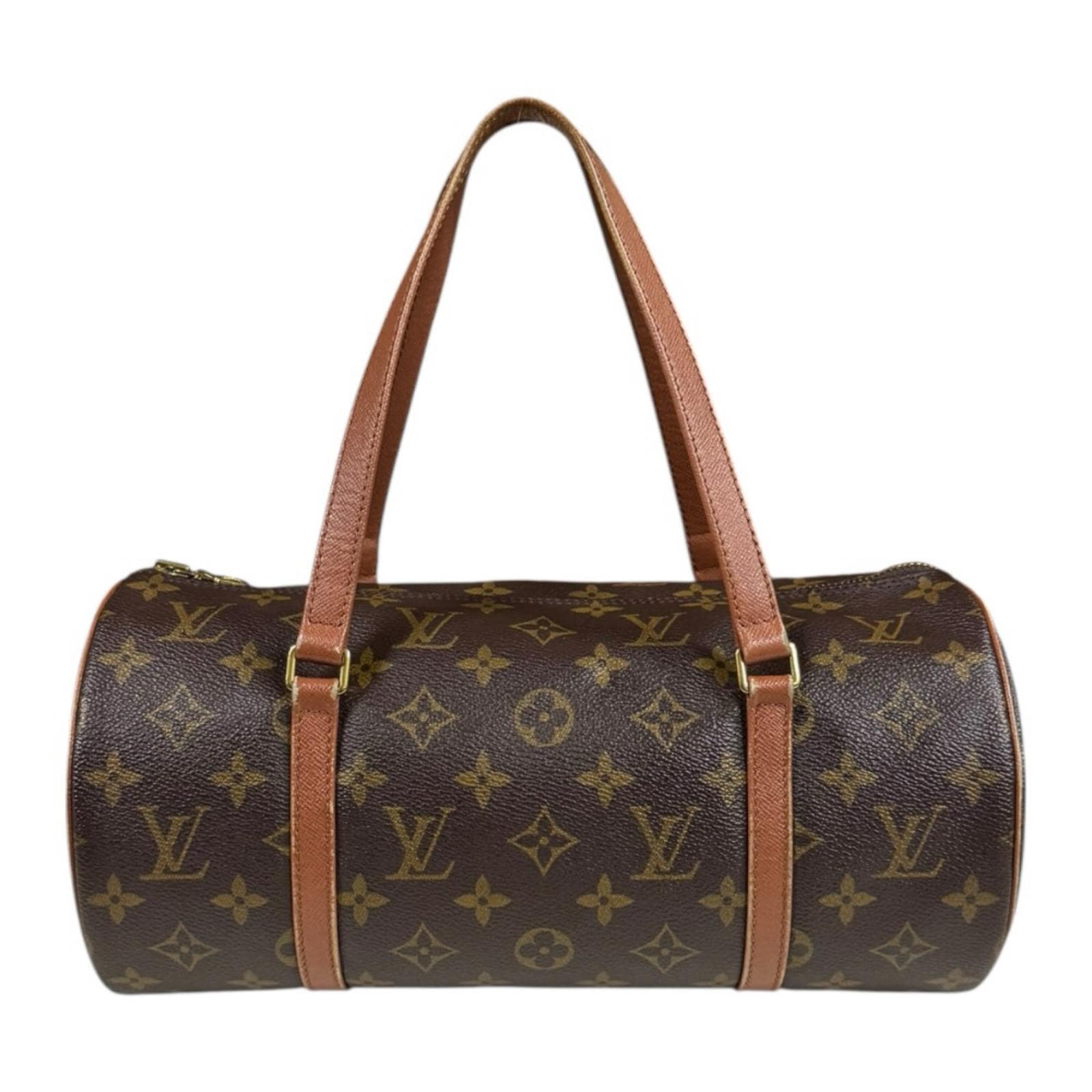 ルイヴィトン パピヨン30 モノグラム ハンドバッグ モノグラムキャンバス M51365 ブラウン LOUIS VUITTON 中古