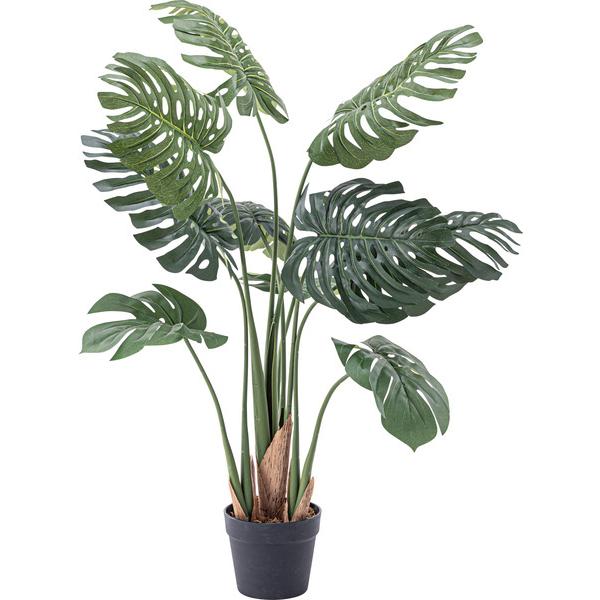 フェイクグリーン モンステラ 観葉植物 インテリアグリーン リアル 鉢付き ベースつき おしゃれ 玄関 リビング オフィス 会社 カフェ レストラン 雑貨 装飾