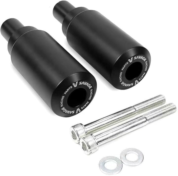 互換品フレームスライダー エンジン保護 衝突防止 カワサキ Z900 RS/SE 17 ～ 23 年式 (ブラック)