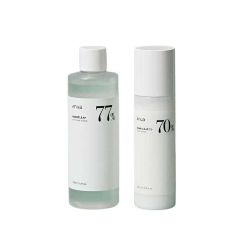 ドクダミ77 むき卵トナー 350ml + ドクダミ さっぱり鎮静ローション 200ml / 韓国化粧品