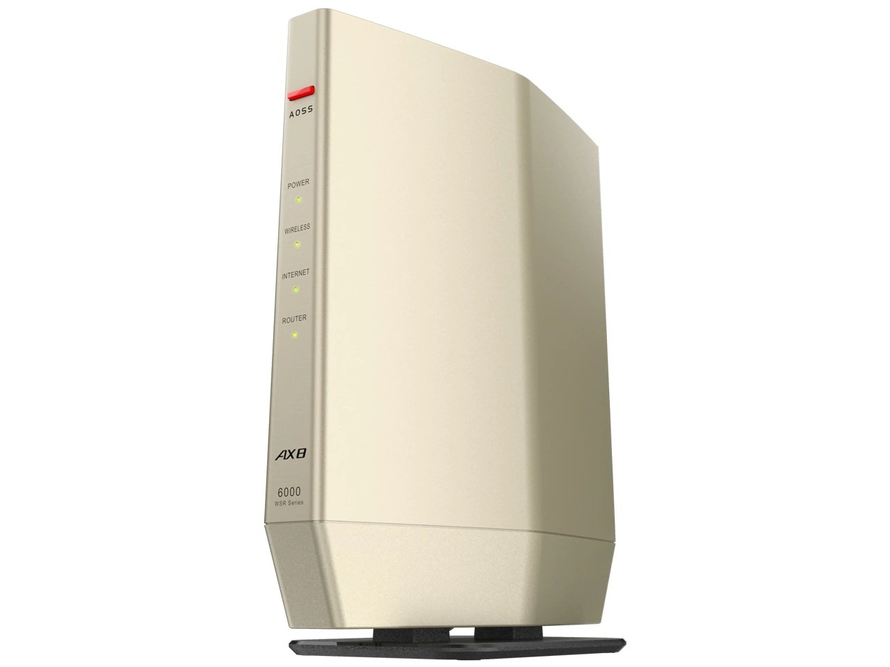 AirStation WSR-6000AX8P-CG [シャンパンゴールド] Wi-Fiルーター