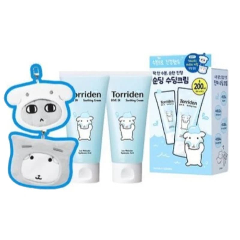 [25SS/新作](+ポーチキーホルダーセット贈呈)(1+1)ダイブイン 低分子ヒアルロン酸スージングクリーム 100ml+100ml ダブル企画 #ガナディ コラボ #ヒアルロン酸 #クーリング