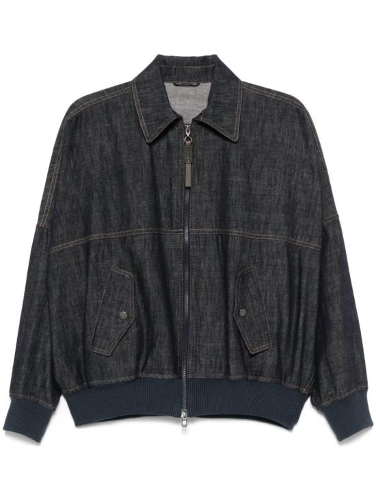 BRUNELLO CUCINELLI Women Jackets MB1257470 C001 DENIM