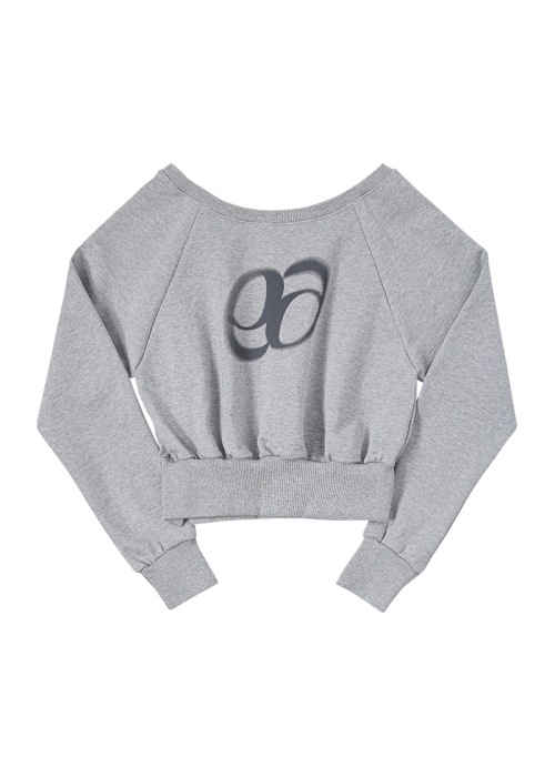 【AS"ON】 MANDY SWEATSHIRT / GRAY 正規品
