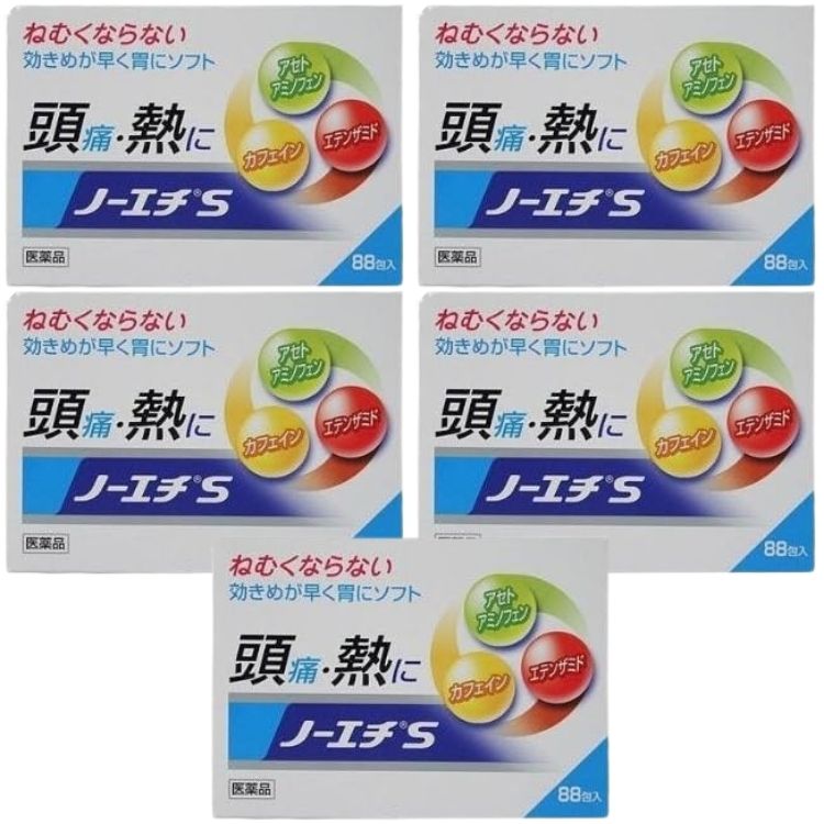 指定第2類医薬品 5個セット ノーエチ薬品 ノーエチＳ 88包 痛み止め