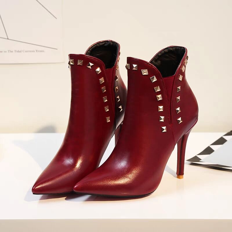 ブーティー ハイヒールブーツ ショートブーツ レディース シューズ 靴 脚長効果 22cm26. 6,698円