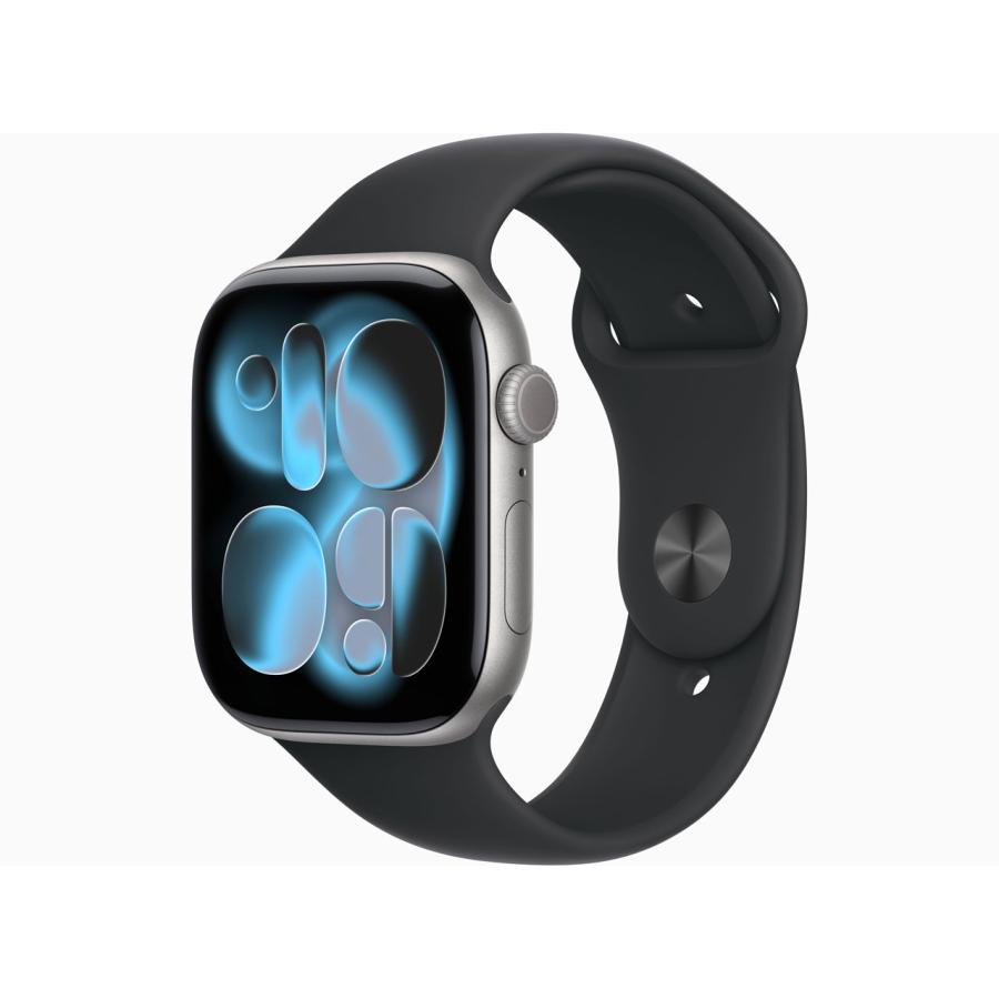 【新品】Apple Watch Series 11 GPSモデル 46mm MEV04J/A スペースグレイ・ブラックスポーツバンド S/M