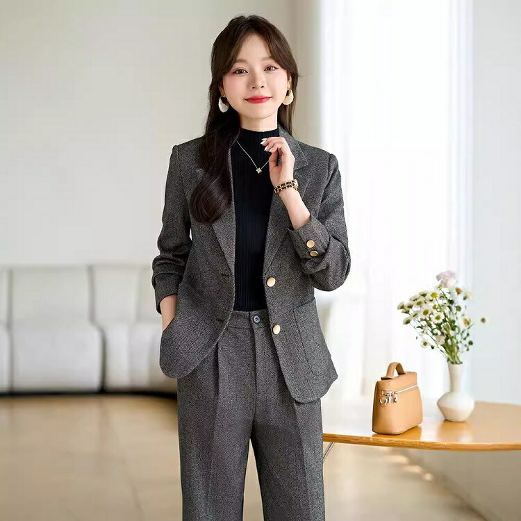 新製品が出回るパンツスーツ セットアップ レディース 上下セット 2点セット フォーマルスーツ ニットスーツ セレモニースーツ 通勤 厚手 秋冬 ビジネススーツ カジュアルスーツ ママスーツ 卒園式