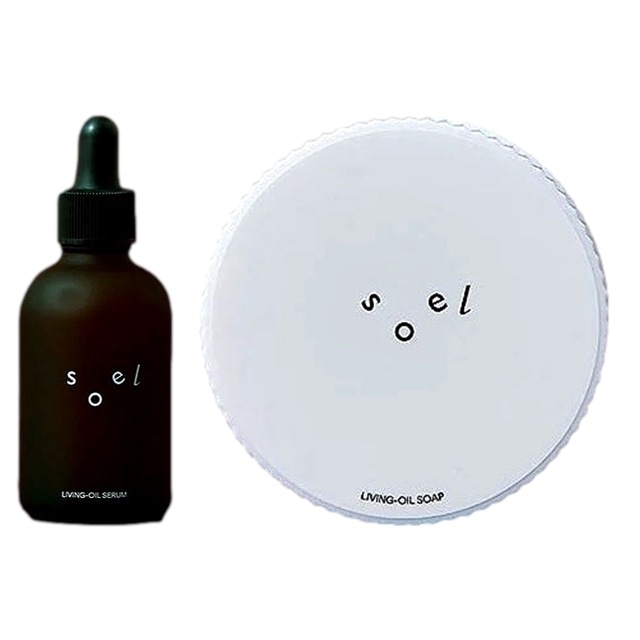 ソエル リビングオイル セラム + 生せっけん セット 60mL+100mL