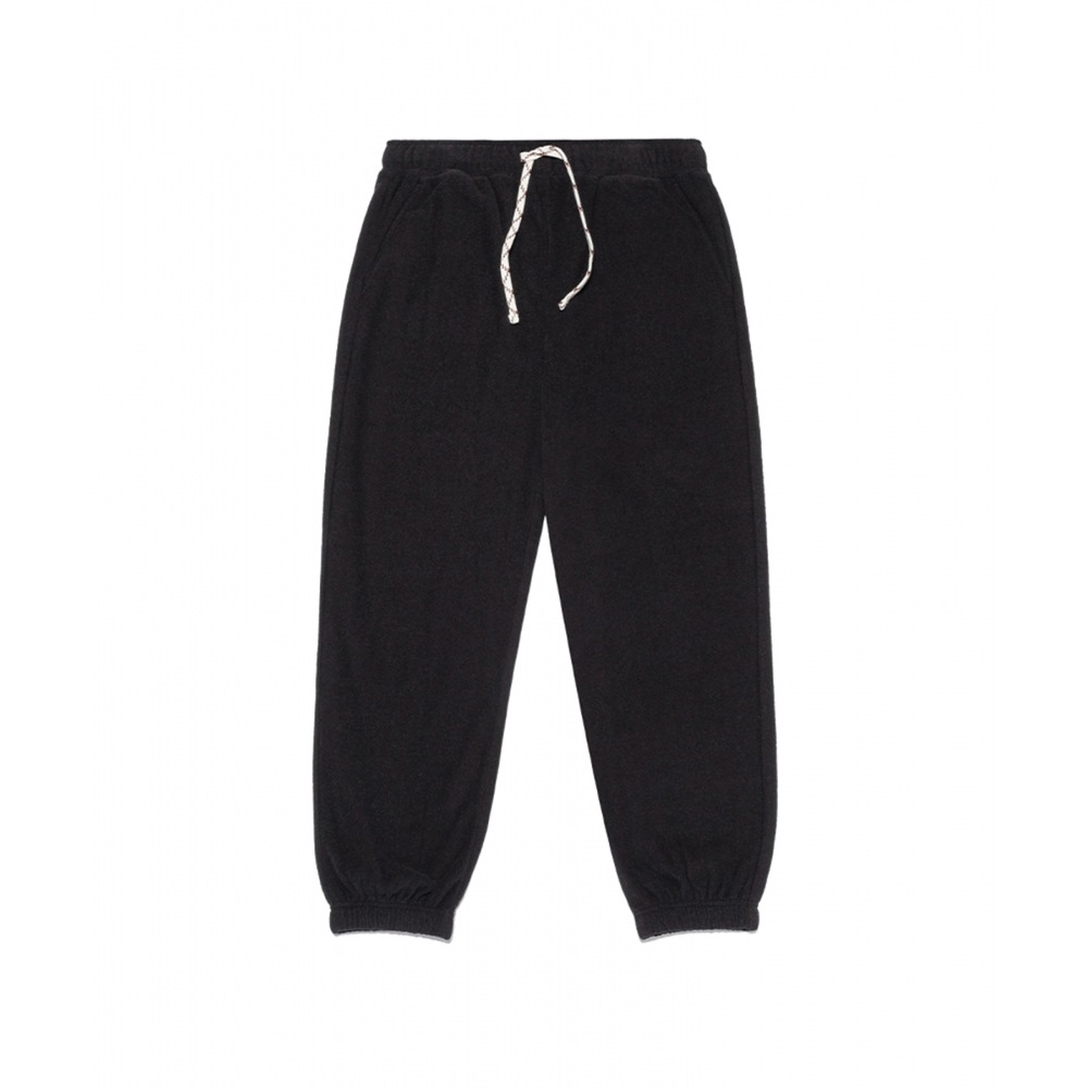 コダックコダカラーテリーセミワイドフィットジョガーパンツブラック