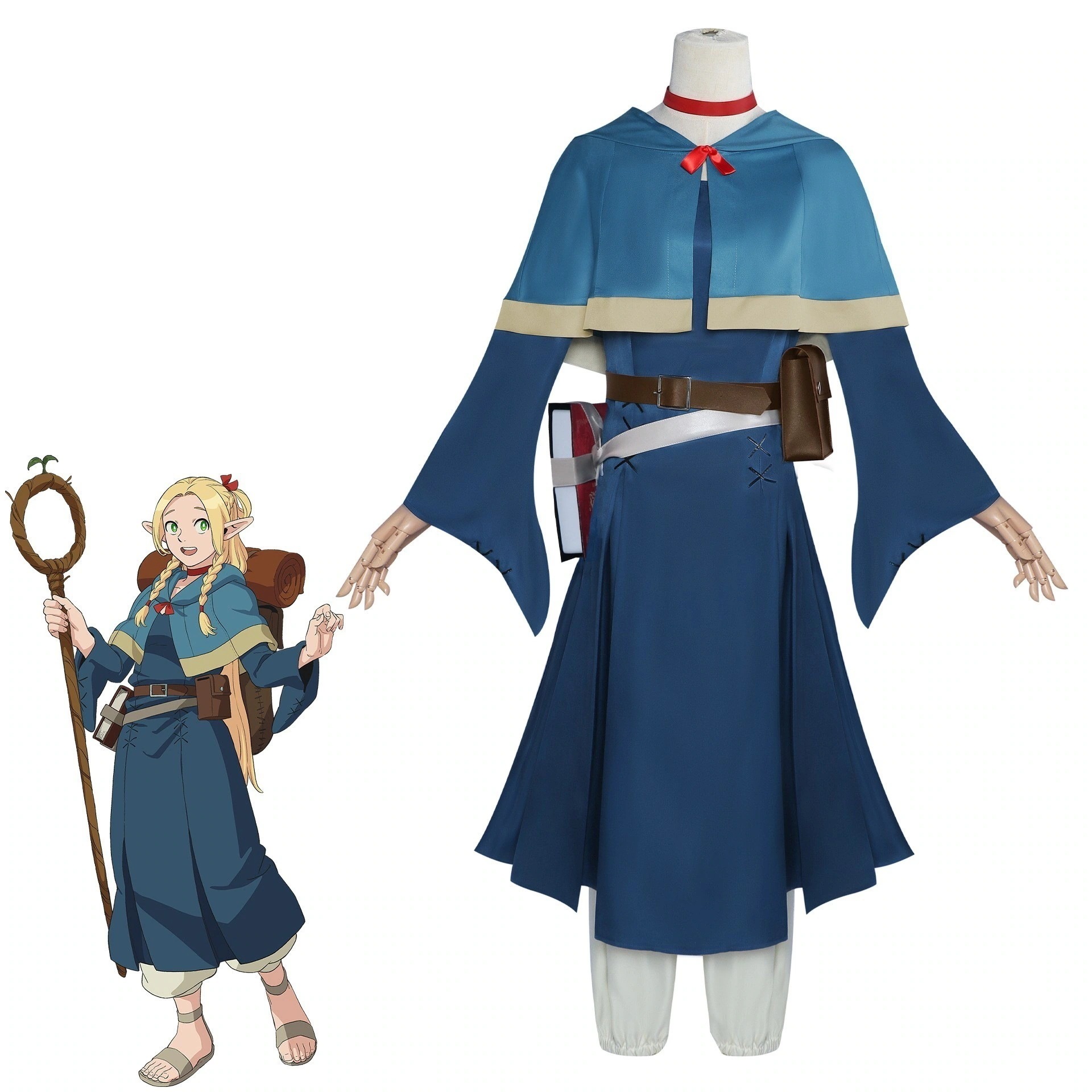 【即納&迅速な出荷】迷宮飯瑪露ヒルコスプレアニメ新番迷宮飯は服フルセット女性を演じます