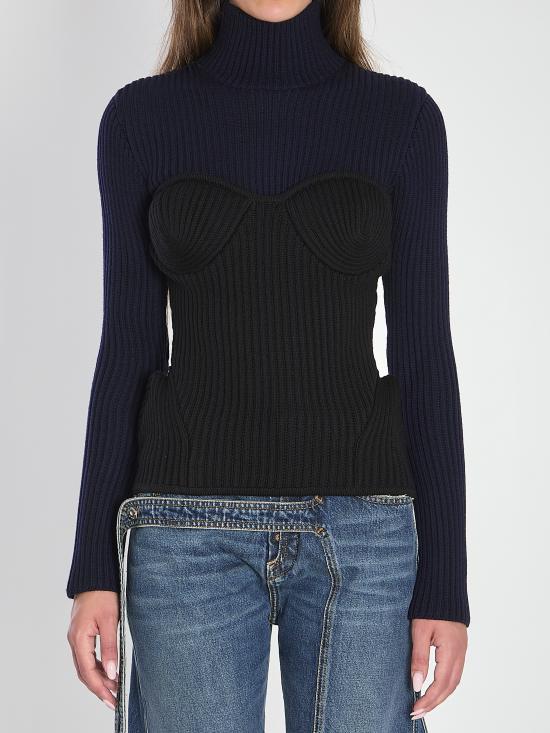 JEAN PAUL GAULTIER Women Sweater W PO005 BLACK