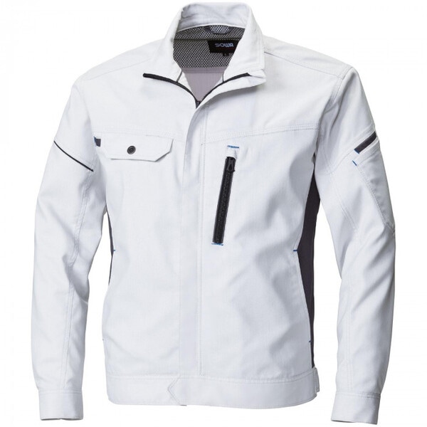 3012-00 長袖ブルゾン Mサイズ シルバーグレー(22) SOWA