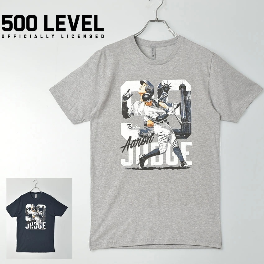 500LEVEL AARON JUDGE Tシャツ BNLCTNV-XX-0060-010-30 メンズ ウエア トップス 半袖 Tシャツ NEW YORK YANKEES ニューヨークヤンキース