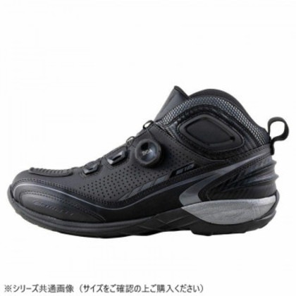 elf エルフ モーターサイクルシューズ シンテーゼ16 05ブラック 24.0cm EL01605240